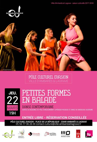 « Petites Formes En Balade » par le PESMD de Bordeaux Aquitaine